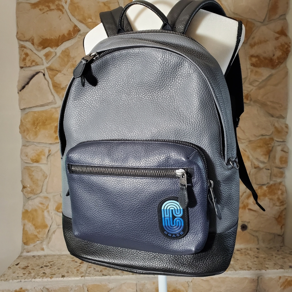 COACH West Backpack in Colorblock with COACH PATCH.